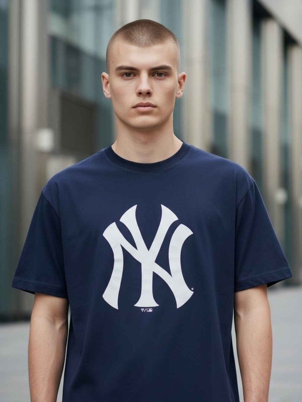 New York Yankees Adult Size XL MLB Team Baseball Gear Big Logo Print